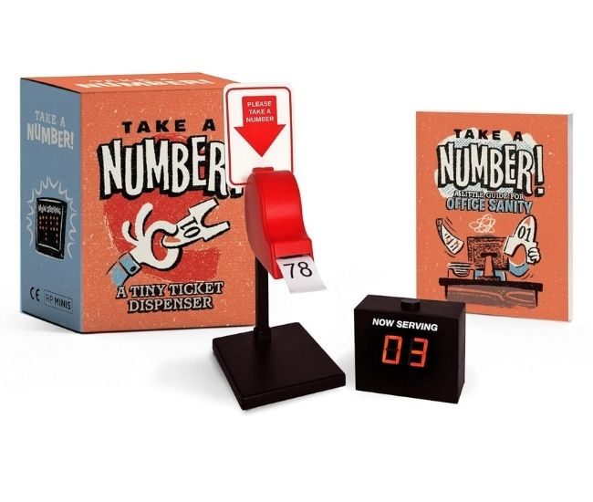 Tiny Ticket Dispenser Office Desk Gift For Coworkers And Workplace Laughs