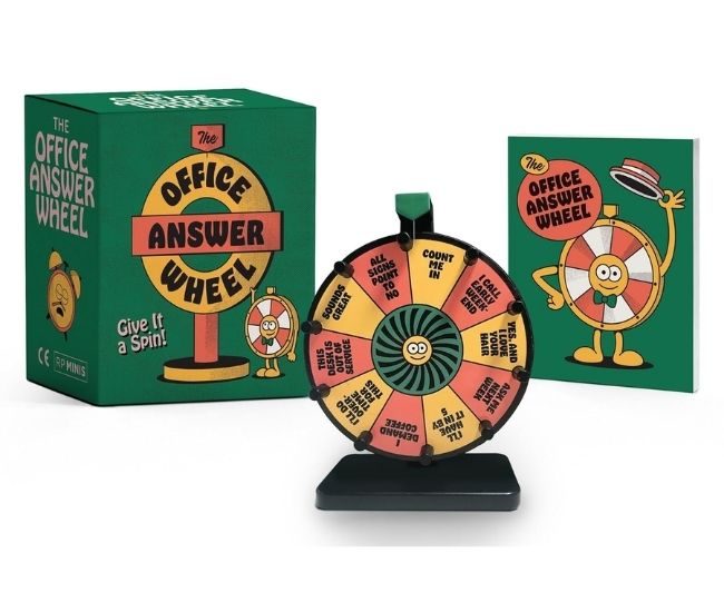 The Office Answer Wheel Funny Desk Gift For Coworkers And Fans