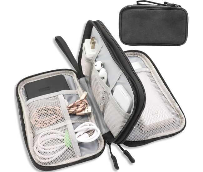 Travel Cable Organiser Bag Electronics Accessories Storage Case Waterproof