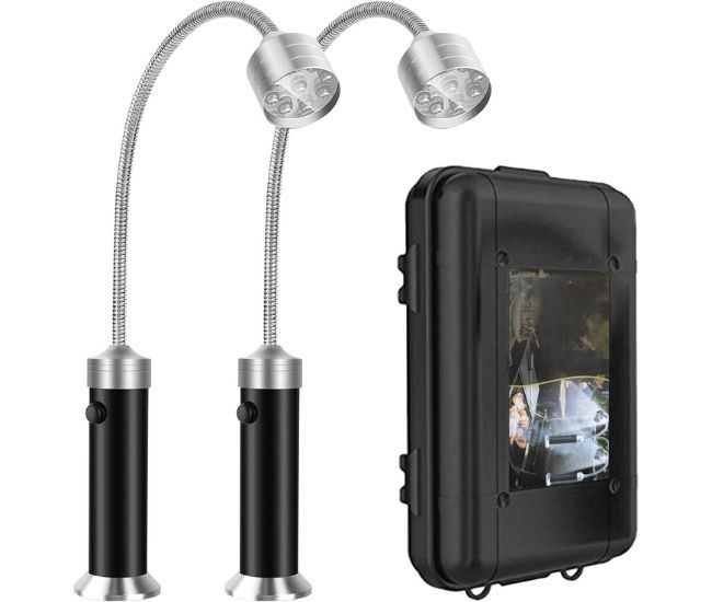 Magnetic Bbq Grill Lights 2 Pack Led Gooseneck Weather Resistant