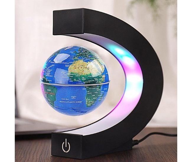 Magnetic Levitation Floating Globe Led Desk Lamp World Night Light