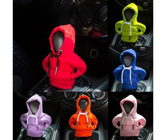 Gear Stick Hoodie Cover Funny Shift Knob Hoodie Car Accessory Various Colours