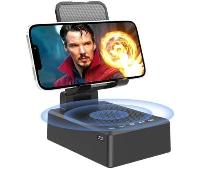 Bluetooth Speaker With Phone Holder Built In Phone Stand Portable