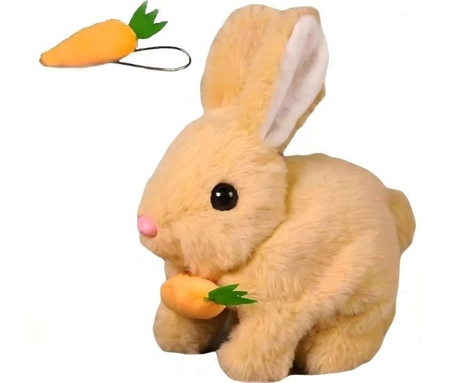 Interactive Realistic Bunny Toy Kids Easter Gift