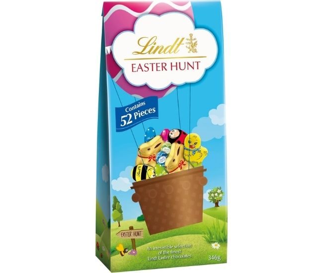 Lindt Easter Hunt Bag 52 Piece Chocolate Mix