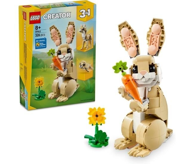 Lego Bunny 3 In 1 Building Set Animal Toy For Kids
