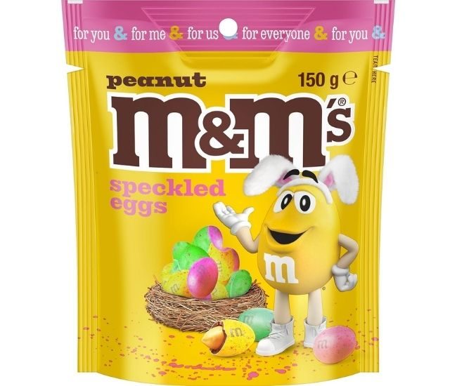 Peanut Milk Chocolate Speckled Easter Eggs Share Bag
