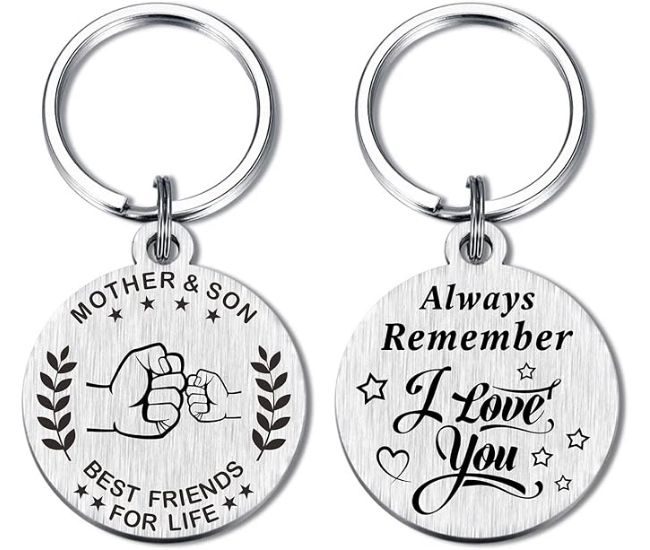 Mum And Son Keychain Set Best Friends For Life Always Remember I Love You