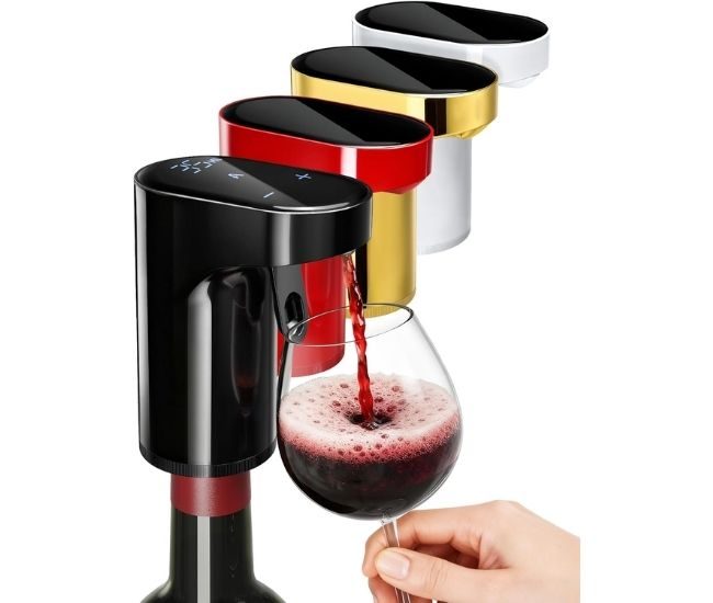 Electric Wine Aerator Dispenser 5 In 1 Smart Liquor Pourer Adjustable Dosing