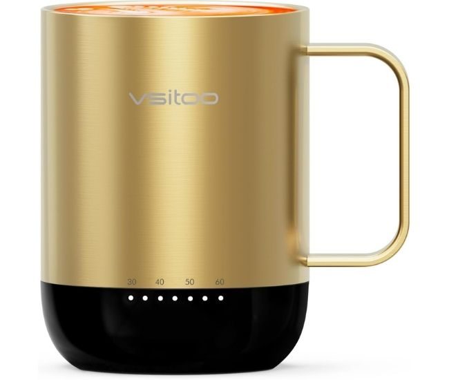 Self Heating Smart Coffee Mug Temperature Control Rechargeable 14oz