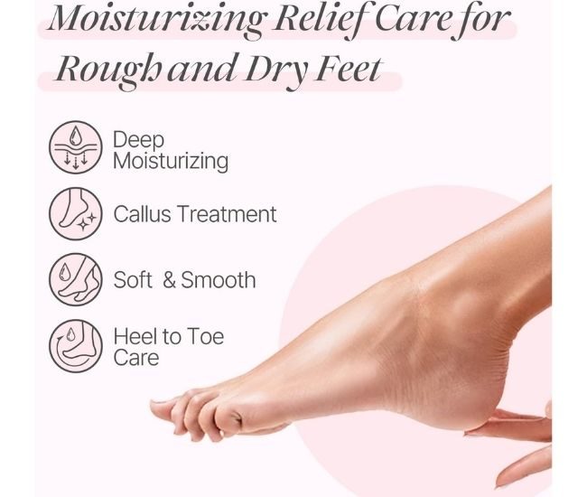 Rose Foot Mask Socks 5 Pack Nourishing Foot Treatment Moisturising Socks
