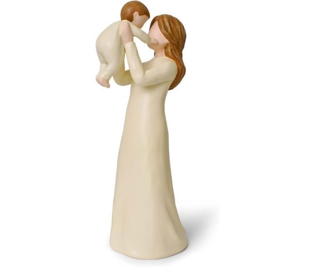 Mother And Baby Figurine Keepsake Motherhood Moment Sculpture Home Decor