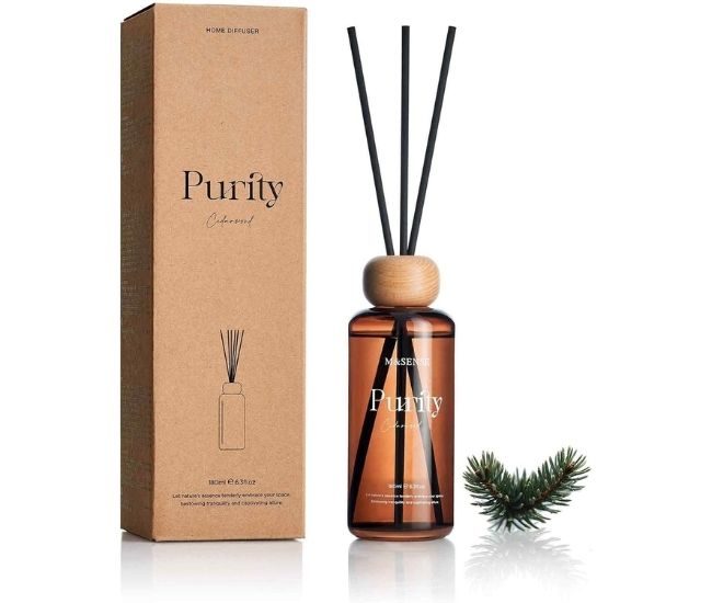 Cedarwood Reed Diffuser Set Natural Essential Oil Aroma Sticks 6 3 Oz