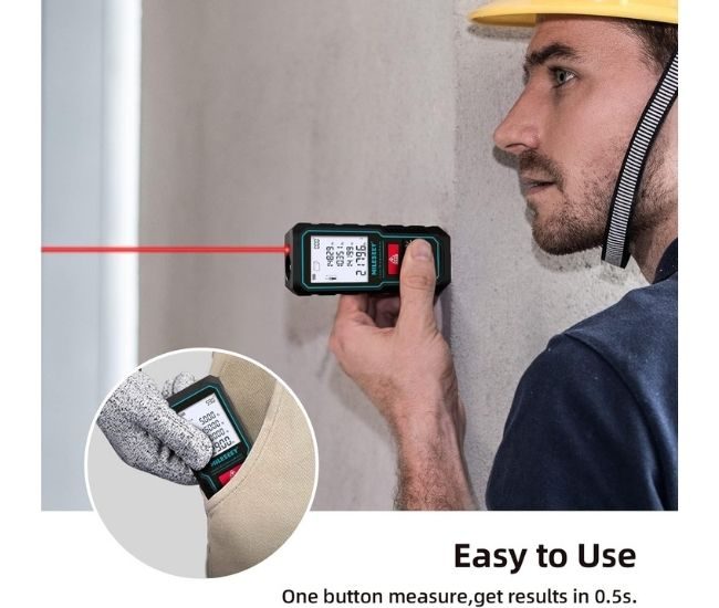 Laser Measurement Tool 70m Digital Angle Level In Use