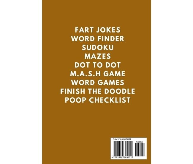 Things To Do While You Poo On The Loo Book Back Cover