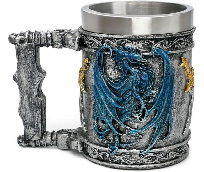 Blue Dragon Tankard Mug