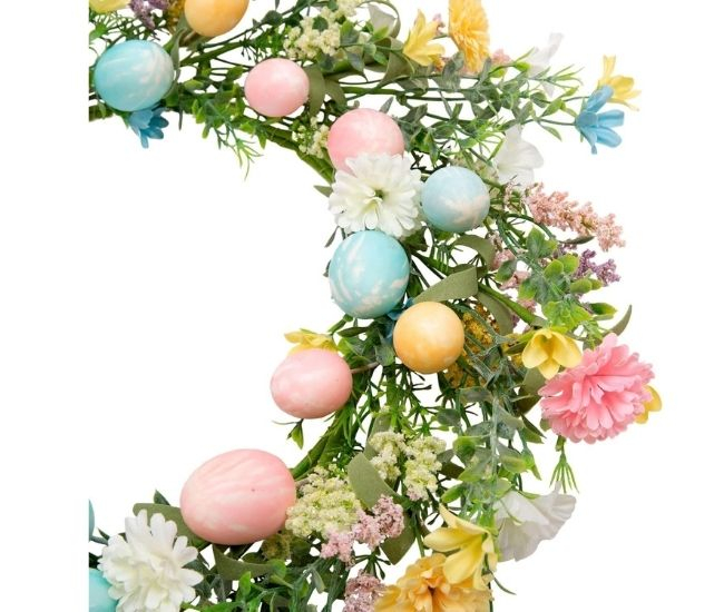 18 Inch Easter Egg Wreath