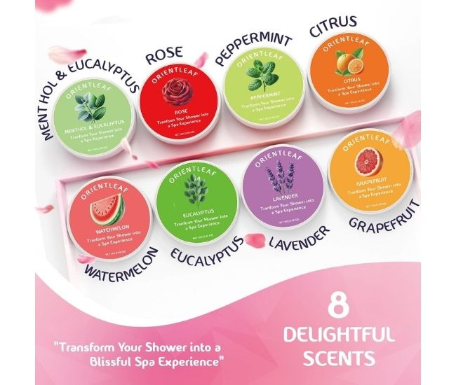 Aromatherapy Shower Steamers 8pk