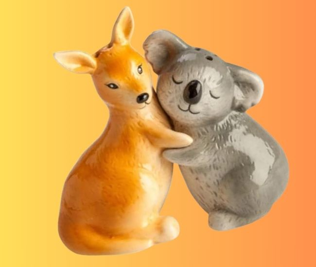 Aussie Animal Salt And Pepper Shaker Set