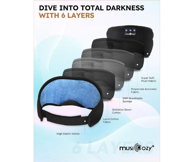 Bluetooth Sleep Mask Headphones