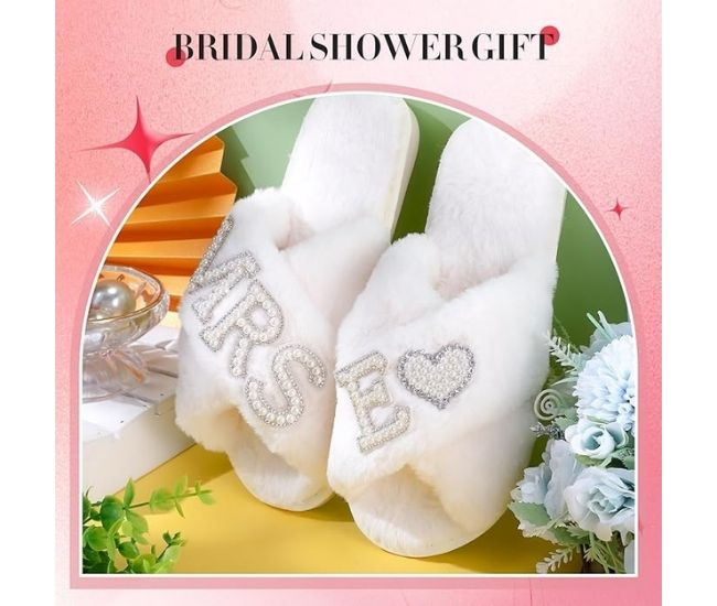 Bride Fuzzy Slippers