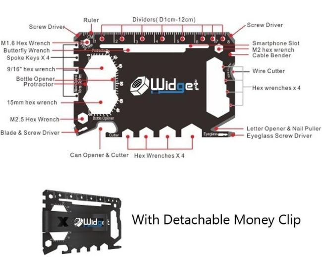 Credit Card Multi-Tool 40-in-1
