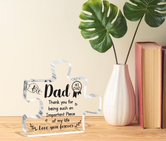 Dad Puzzle Plaque