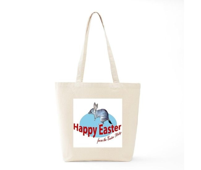 Easter Bilby Canvas Tote Bag