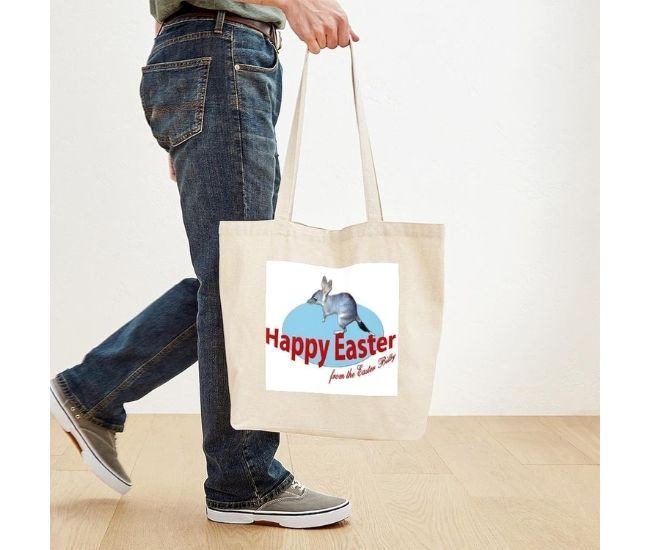 Easter Bilby Canvas Tote Bag