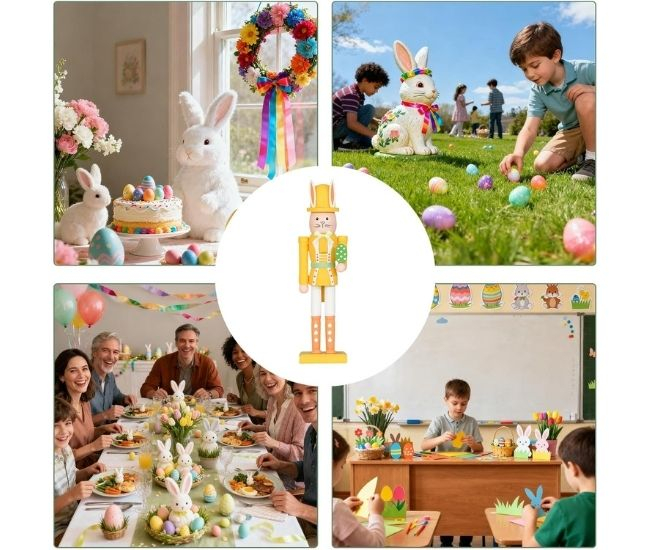 Easter Bunny Nutcracker
