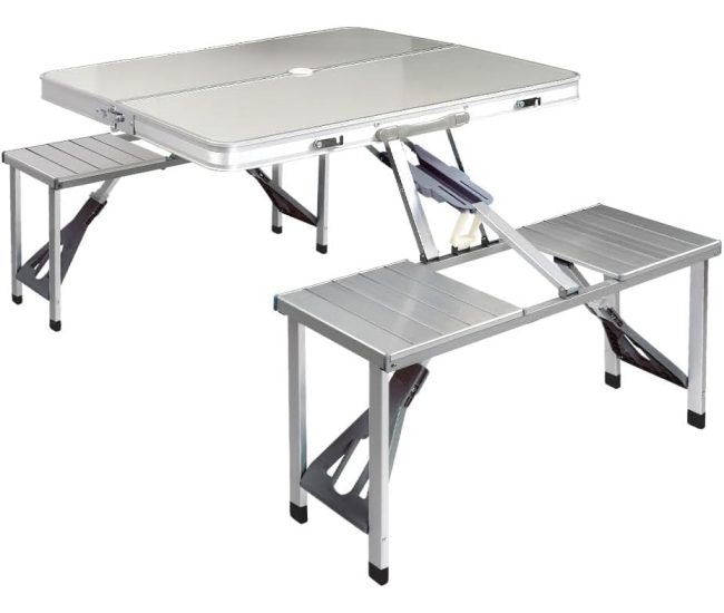 Fold-Away Camp Table and Chairs