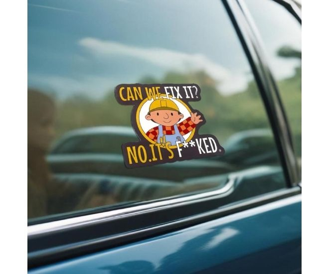 Funny Hard Hat Stickers 3-Pack