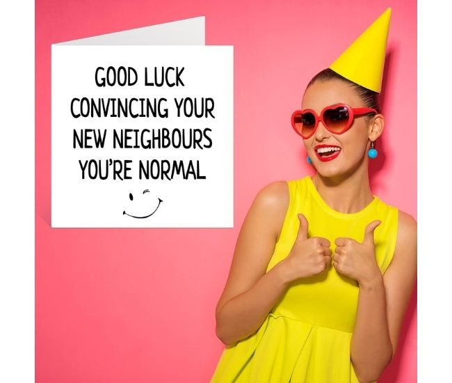 Funny New Home Card