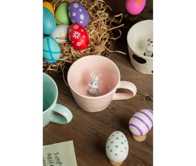 Hidden Bunny Ceramic Mug