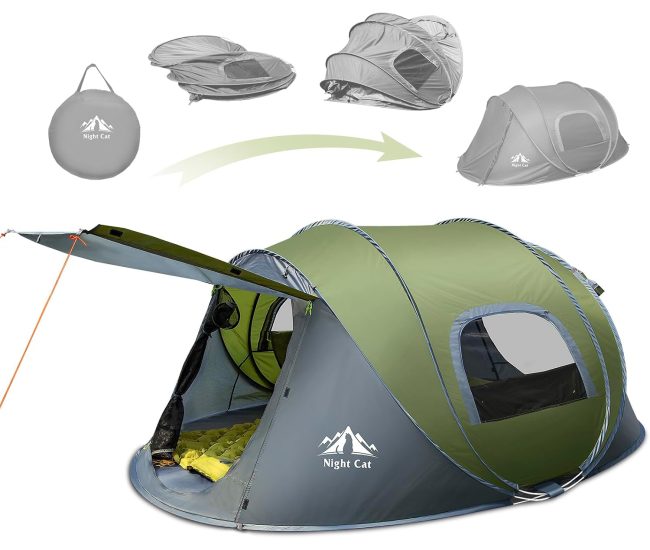 Three-Second Pop-Up Tent