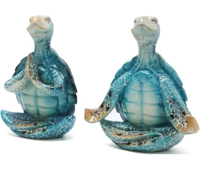 Meditating Turtle Statue