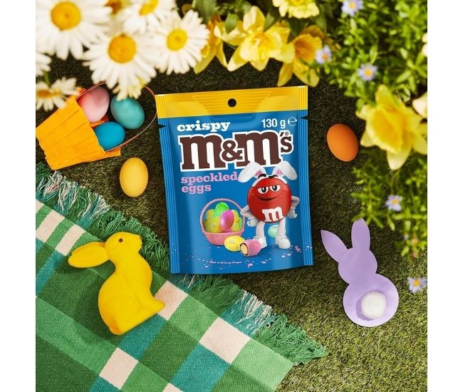 M&M's Crispy Speckled Easter Eggs