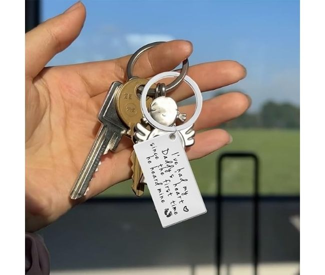 New Dad Keychain