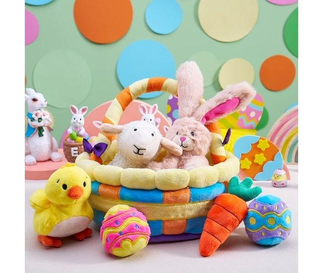 Plush Easter Basket Playset