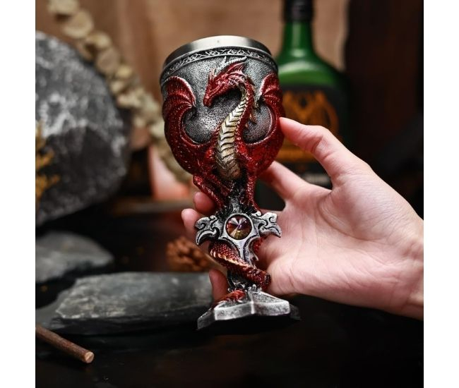 Red Dragon Gothic Goblet