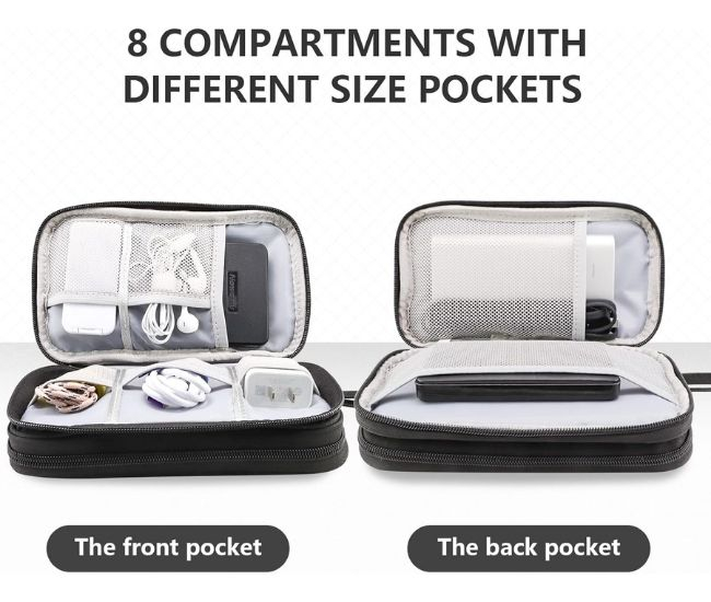 Travel Cable Organiser Bag