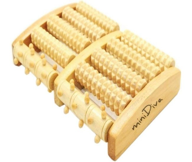 Wooden Foot Massage Roller