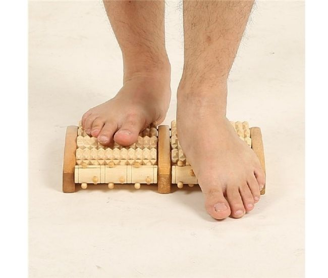 Wooden Foot Massage Roller