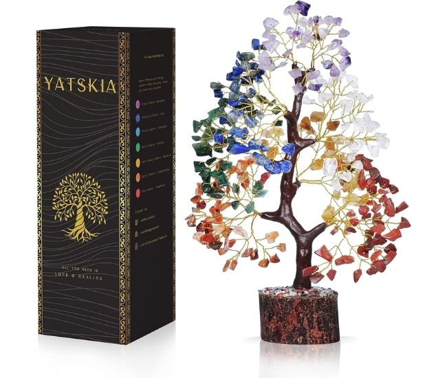 Chakra Crystal Tree Decor