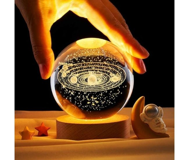 Crystal Solar System Light