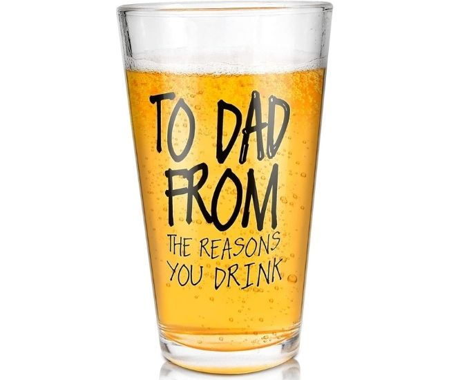 Dad Beer Glass