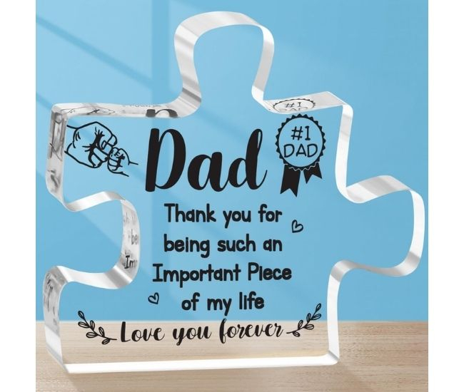 Dad Puzzle Plaque