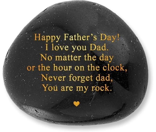 Dad Rock Keepsake