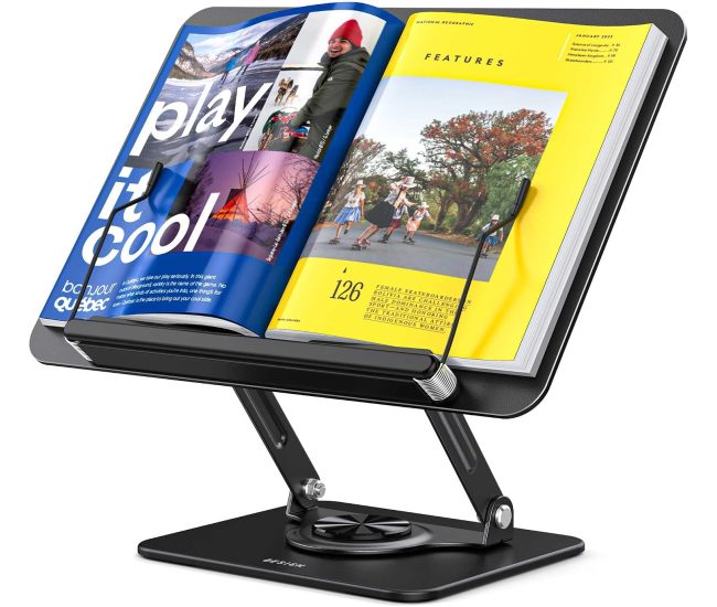 Foldable Book and Recipe Stand