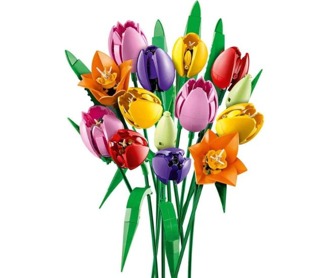 Lego Tulip Bouquet Building Kit